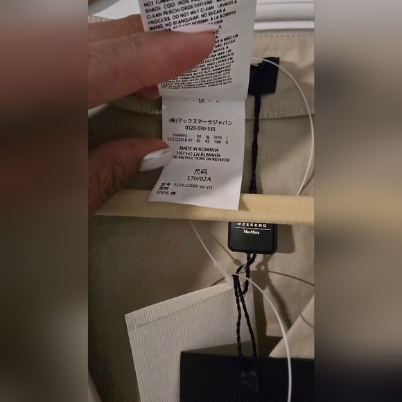 MaxMara Cream Wrap Dress Size 8 - Picture 5 of 12